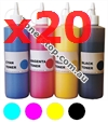 Picture of Bundled Set of 4 Compatible Toner Refills (Includes 20 Toner Chips) x20 Times Yield - suits Xerox DocuPrint CM205FW