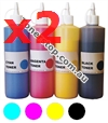 Picture of Bundled Set of 4 Compatible Toner Refills (Includes 8 Toner Chips) x2 Times Yield - suits Samsung CLP-320N