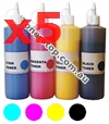 Picture of Bundled Set of 4 Compatible Toner Refills (Includes 20 Toner Chips)  x5 Times Yield - suits Dell 1320C