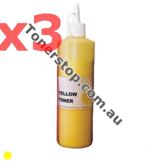 Picture of Yellow Compatible Toner Refills (Includes 3 Toner Chips) x3 Times Yield - suits Ricoh AFICIO SPC COLOUR SERIES SP C261DNW