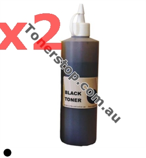 Black Compatible Toner Refill x2 Times 