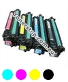 Picture of Bundled Set of 4 Remanufactured Toner Cartridges - suits HP CP5221