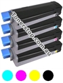 Picture of Bundled Set of 4 Compatible Toner Cartridges - suits OKI C5650