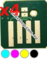 Picture of Bundled Set of 4 Compatible Drum Reset Chips - suits Xerox ApeosPort-IV C2263