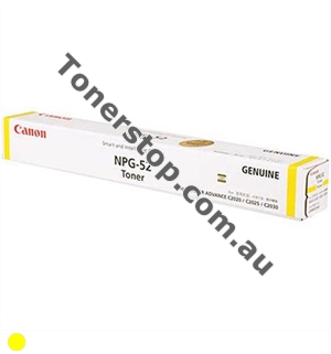 Picture of Yellow Genuine OEM Toner Cartridge for Canon ADVANCE C2025